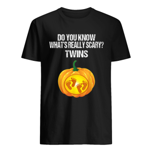 Pumpkin Belly Pregnancy Announcement Halloween Twins shirt