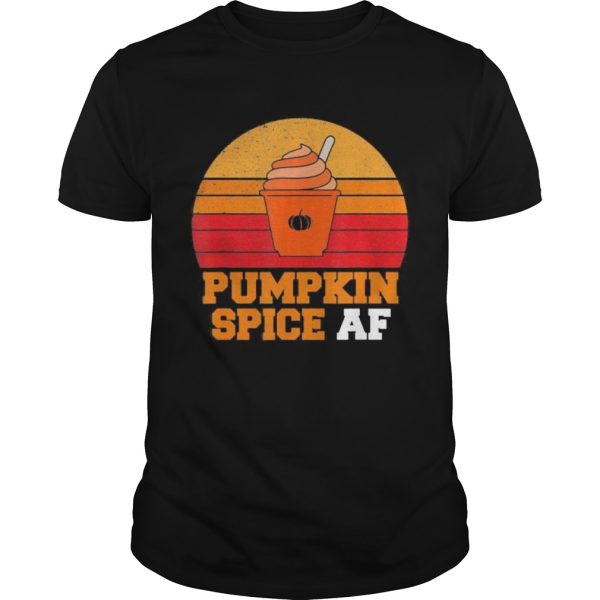 Pumpkin Spice Af Funny Men Husband Halloween Gift Vintage shirt