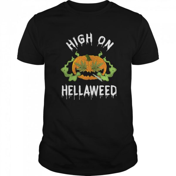 Pumpkin Weed High Onweed shirt