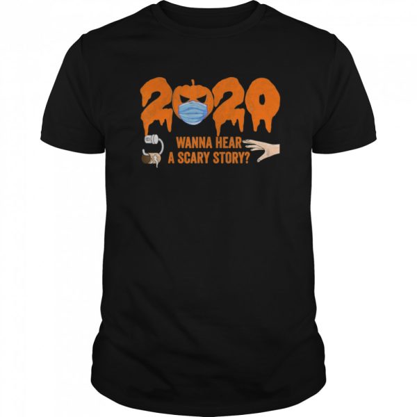 Pumpkin with Mask 2020 Scary Story shirt