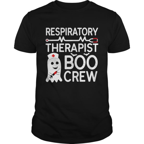 RT Halloween Gift Ghost Respiratory Therapist Boo Crew Witch shirt