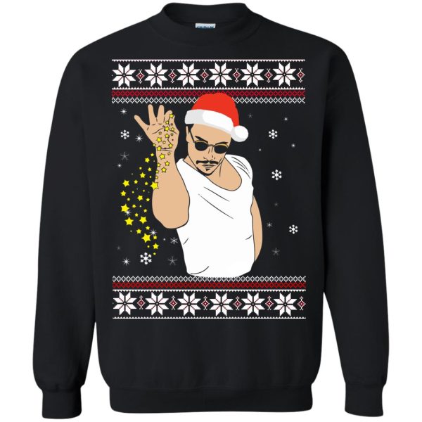 Salt Bae Christmas sweatshirt, shirt, hoodie, long sleeve