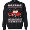 Santa in a mustang Christmas sweatshirt, shirt, hoodie, long sleeve