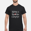 Santa&rsquo;s favorite caregiver Christmas sweatshirt, hoodie, long sleeve