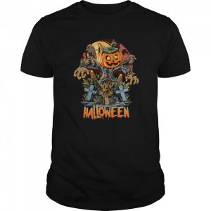 Scarecrow Pumpkins Halloween shirt