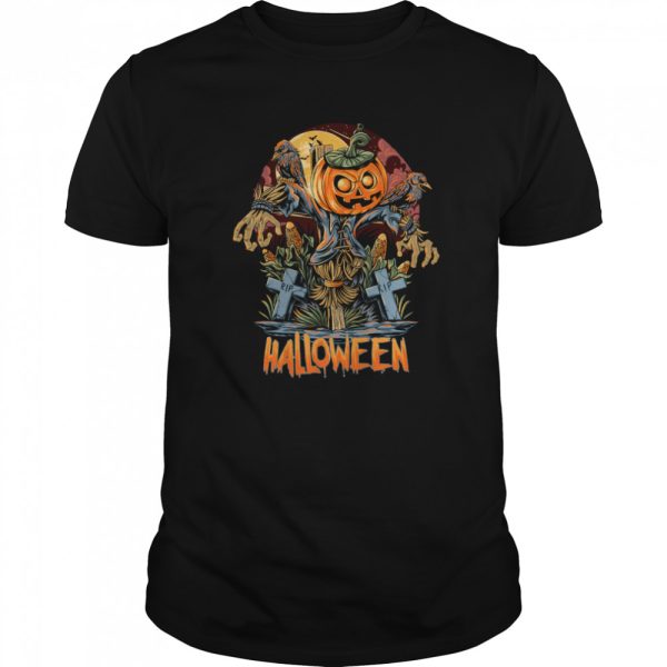 Scarecrow Pumpkins Halloween shirt