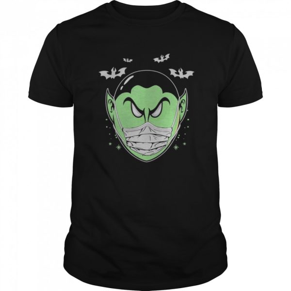 Scary Dracula Head Funny Halloween Costume Vampire Count shirt