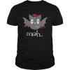 Scary Sarcastic Bat Meh Halloween Costume Ironic Fun Gift shirt