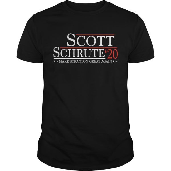 Scott schrute 20 make scranton great again shirt, hoodie