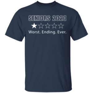 Seniors 2020 worst ending ever shirt, hoodie, long sleeve