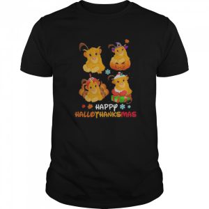 Simba Disney Halloween And Merry Christmas Happy Hallothanksmas shirt