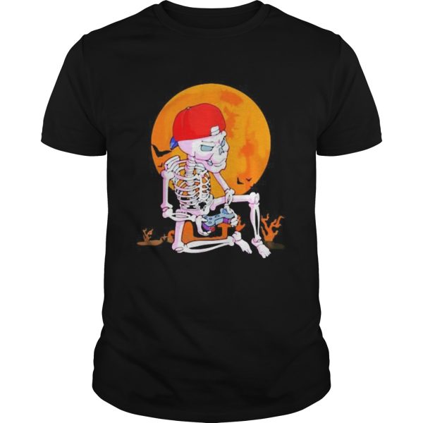 Skeleton Boys Gamer Halloween shirt