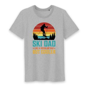 Ski Dad Like a Regular Dad But Cooler T Shirt 3