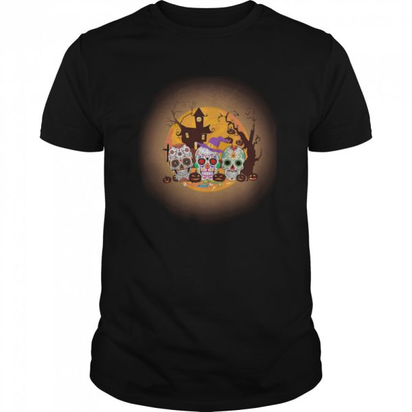 Skull Halloween Day Of The Dead shirt