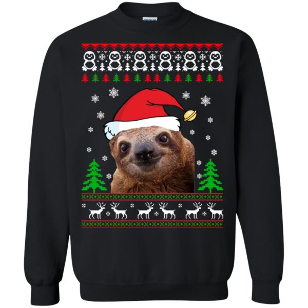 Sloth Christmas ugly sweatshirt, hoodie, long sleeve, ladies tee