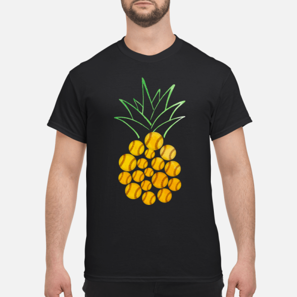 Softball Pineapple shirt, hoodie, long sleeve, ladies tee