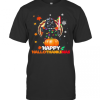 Star Wars Darth Vader Happy Hallothanksmas Halloween Thanksgiving Christmas T-Shirt