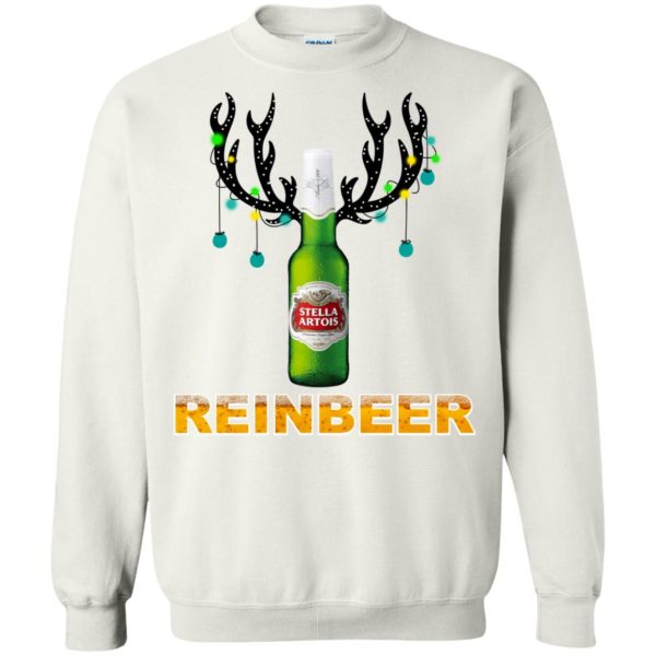 Stella Artois Reinbeer Christmas sweashirt, hoodie, long sleeve, ladies tee