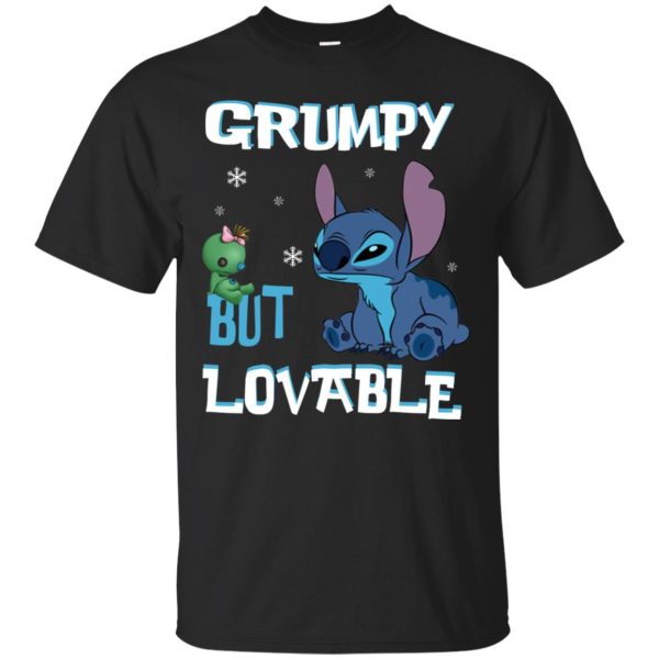 Stitch grumpy but lovable shirt, long sleeve, hoodie, sweater