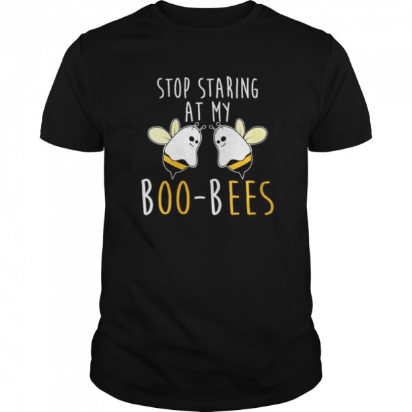 Stop staring at my boo bees funny Halloween shirt