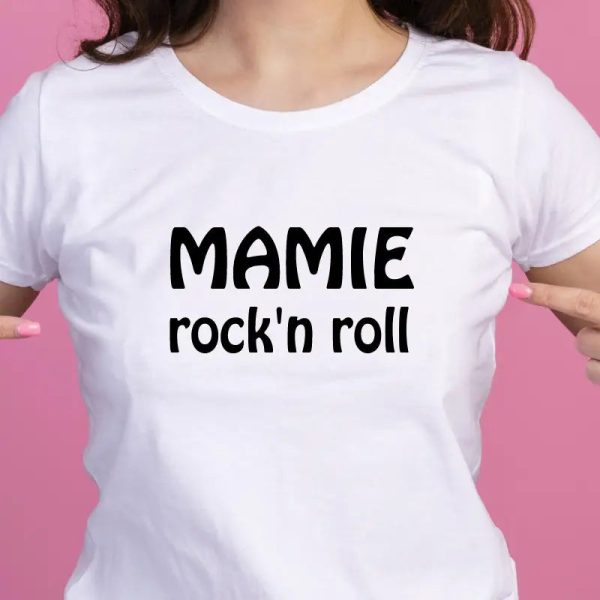 T-SHIRT mamie rock’n roll Femme