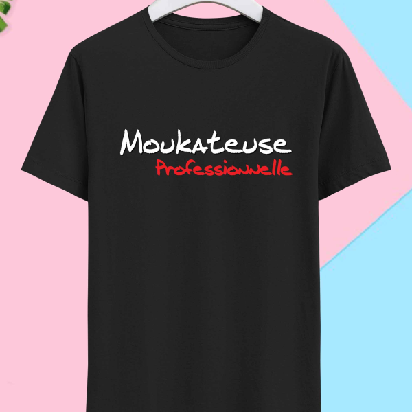 T-Shirt 974 Moukateuse Professionnelle créole