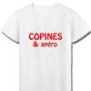 T-Shirt Femme Copines et Apéro