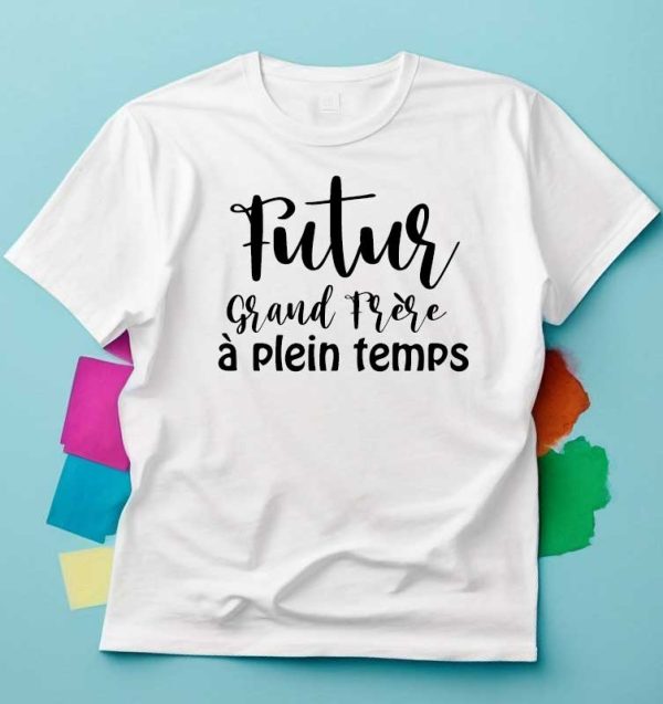 T-Shirt Futur grand Frère à plein temps