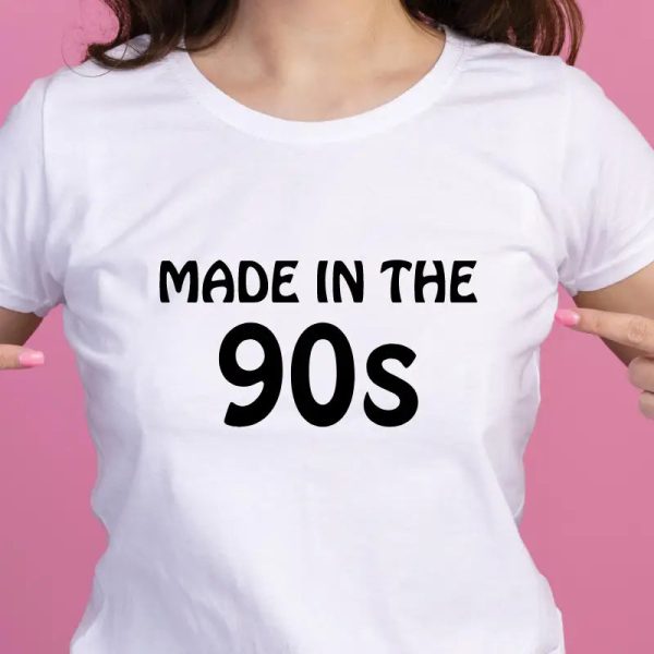 T-Shirt MADE IN THE 90s femme