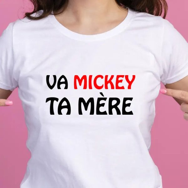 T-Shirt VA MICKEY TA MERE Femme