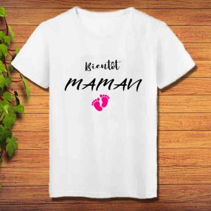 T Shirt annonce grossesse bientt maman 1