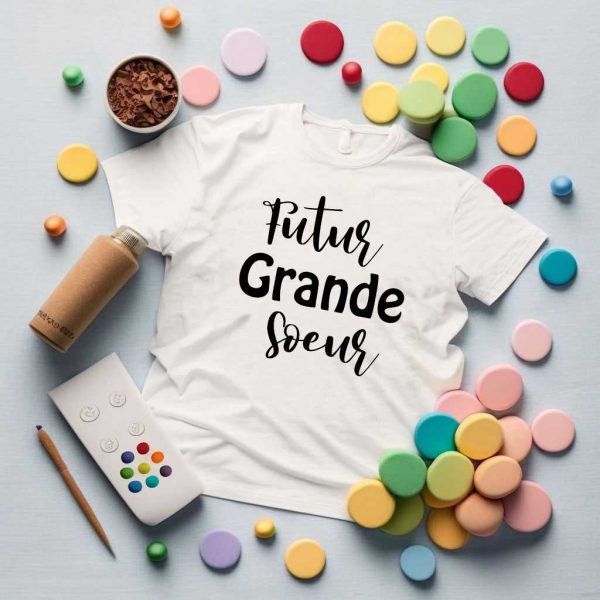 T-Shirt enfant futur grande sœur annonce grossesse