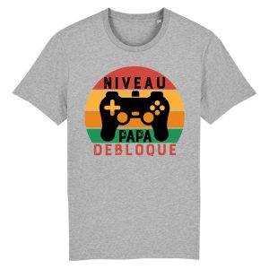 T Shirt homme Niveau papa dbloqu 3