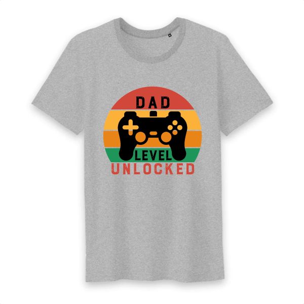 T shirt Dad level unlocked