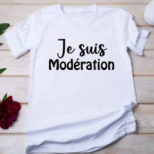 T-shirt Je suis modération pour femme