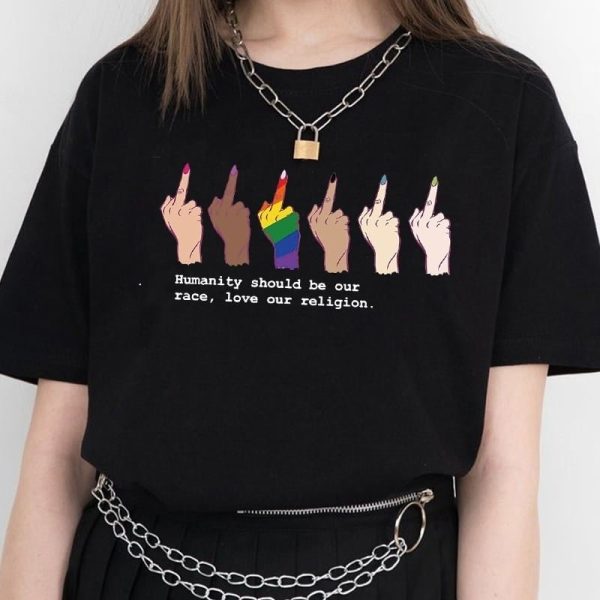 T-shirt LGBT Racisme Homophob