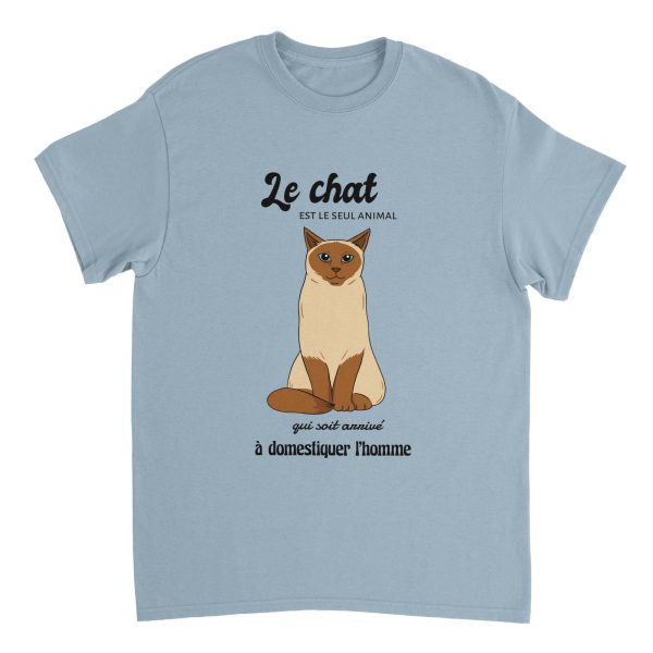 T-shirt Le chat est le seul animal