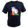 T-shirt Licorne Vomi Arc-en-cie