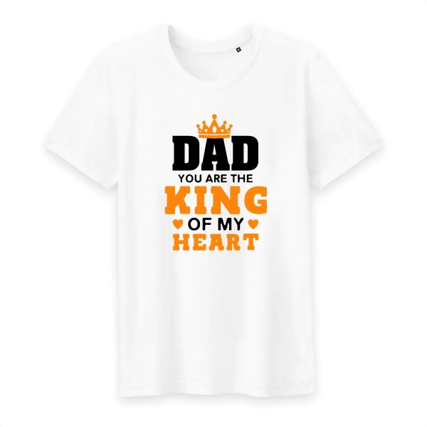 T shirt dad tou are the king of my heart