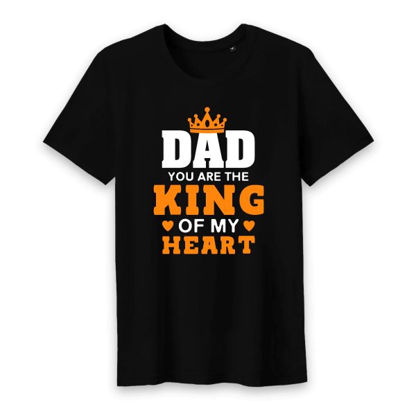 T shirt dad tou are the king of my heart