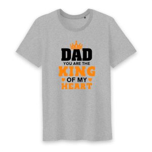 T shirt dad tou are the king of my heart 3