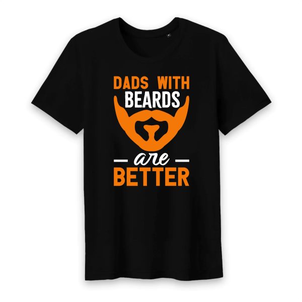 T shirt dads with beards are better