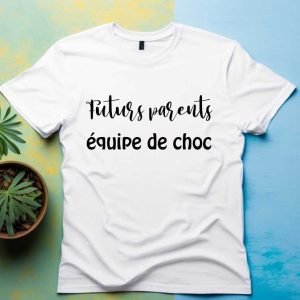 T-shirt homme Futurs parents, équipe de choc