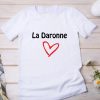 T-shirt la daronne cœur femme