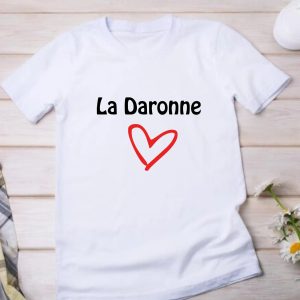 T-shirt la daronne cœur femme