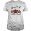 Thankful Grateful Blessed Thanksgiving Buffalo Plaid Pumpkin shirt
