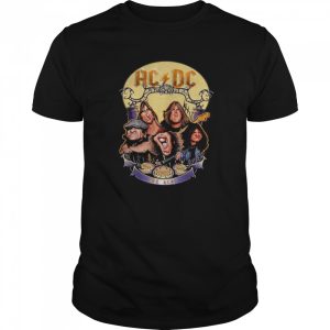The ACDC Rock Band Comic Halloween shirt