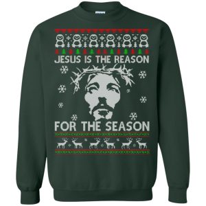 The Reason For The Season Jesus Christmas Sweater, hoodie