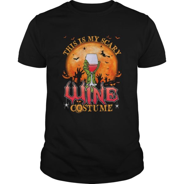 This Is My Scary Wine Costume Halloween shirt