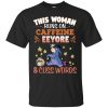 This Woman Runs on Caffeine Eeyore shirt, hoodie, long sleeve